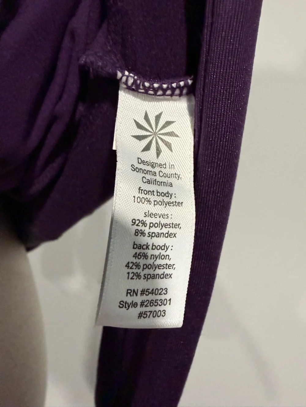 Athleta Purple Ruffle-Front Jacket - Picture 5 of 7